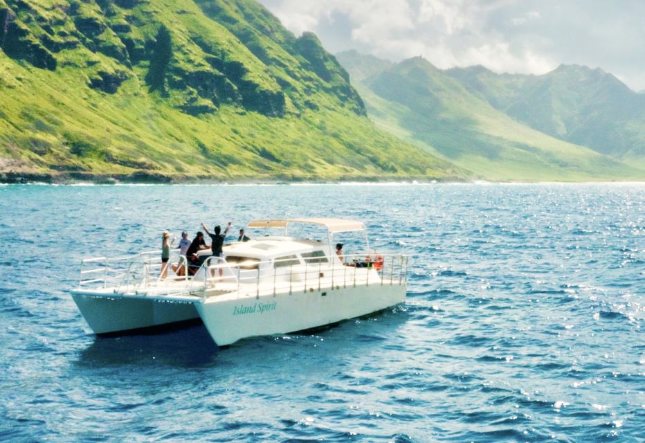 West O'ahu: Dolphin Watching and Snorkeling Catamaran Cruise - The vibe: a stable catamaran for open-ocean spotting