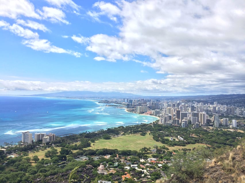 （2nd)Diamond Head Hike w/ Malasada Starts at 7:00 a.m. - Getting There: 7:00 a.m. Pickup and the Fast Shuttle Ride