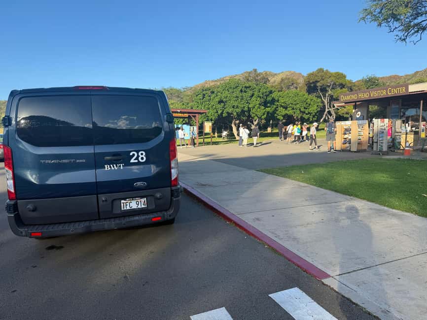 （2nd)Diamond Head Hike w/ Malasada Starts at 7:00 a.m. - The Hike: 1.6 Miles of Switchbacks, Stairs, and Summit Payoff
